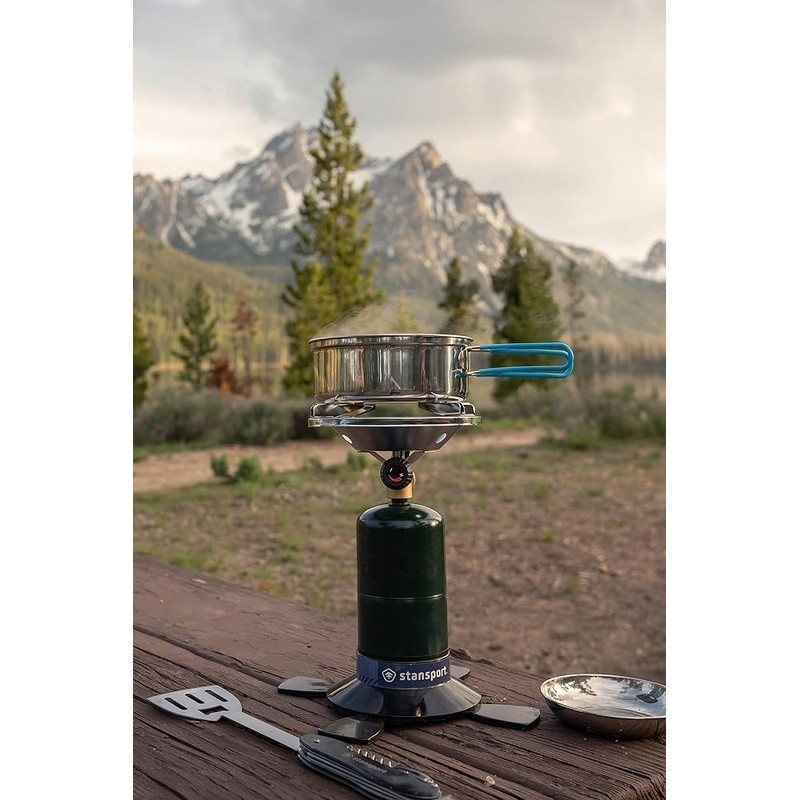 10,000 BTU Propane Stove Anti-Clog Burner Portable Gas Cooking Stove DuraBase US