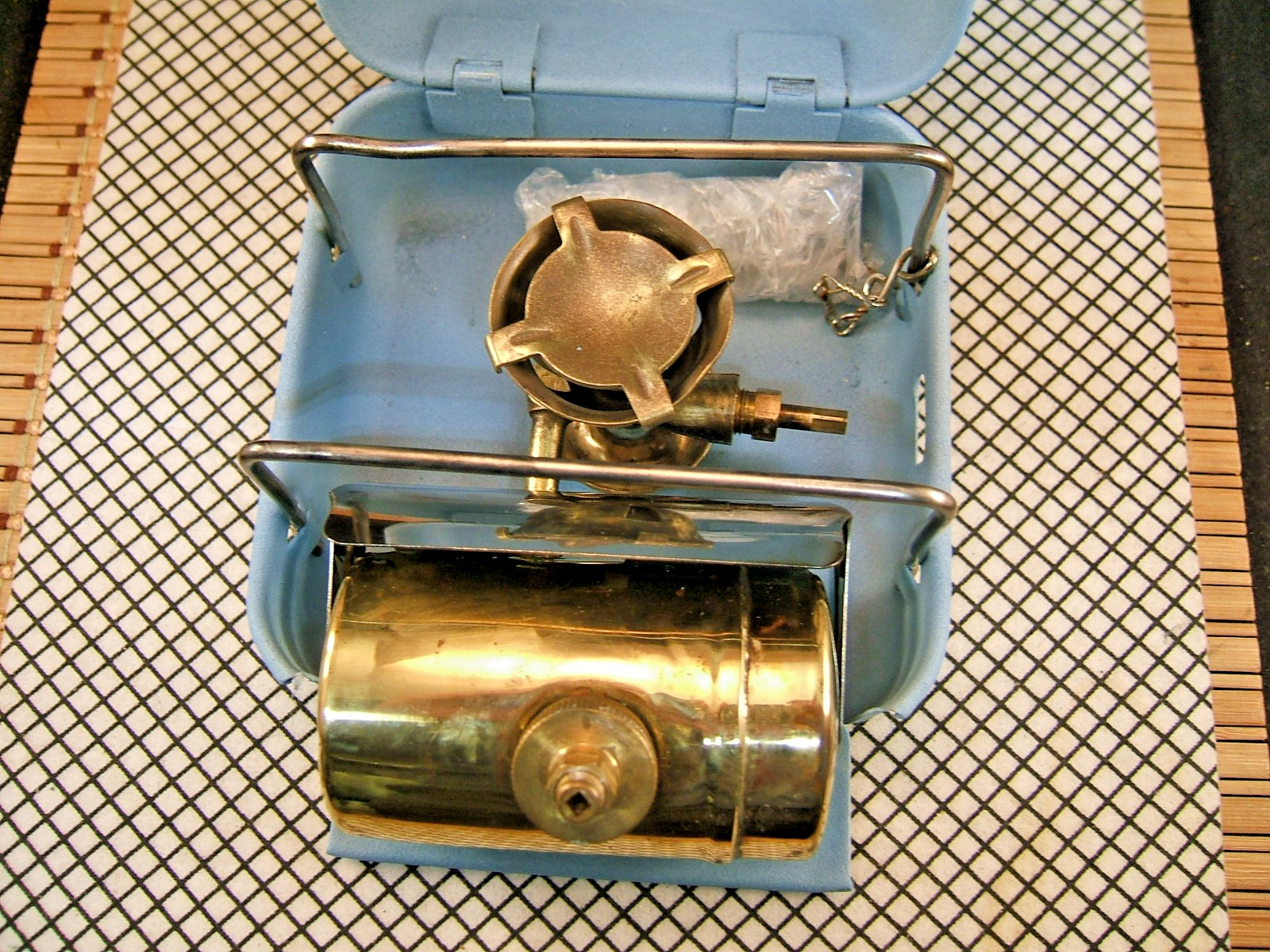 OPTIMUS 8R SWEDEN MADE GASOLINE FUELED SINGLE BURNER BACKPACKING CAMP COOK STOVE