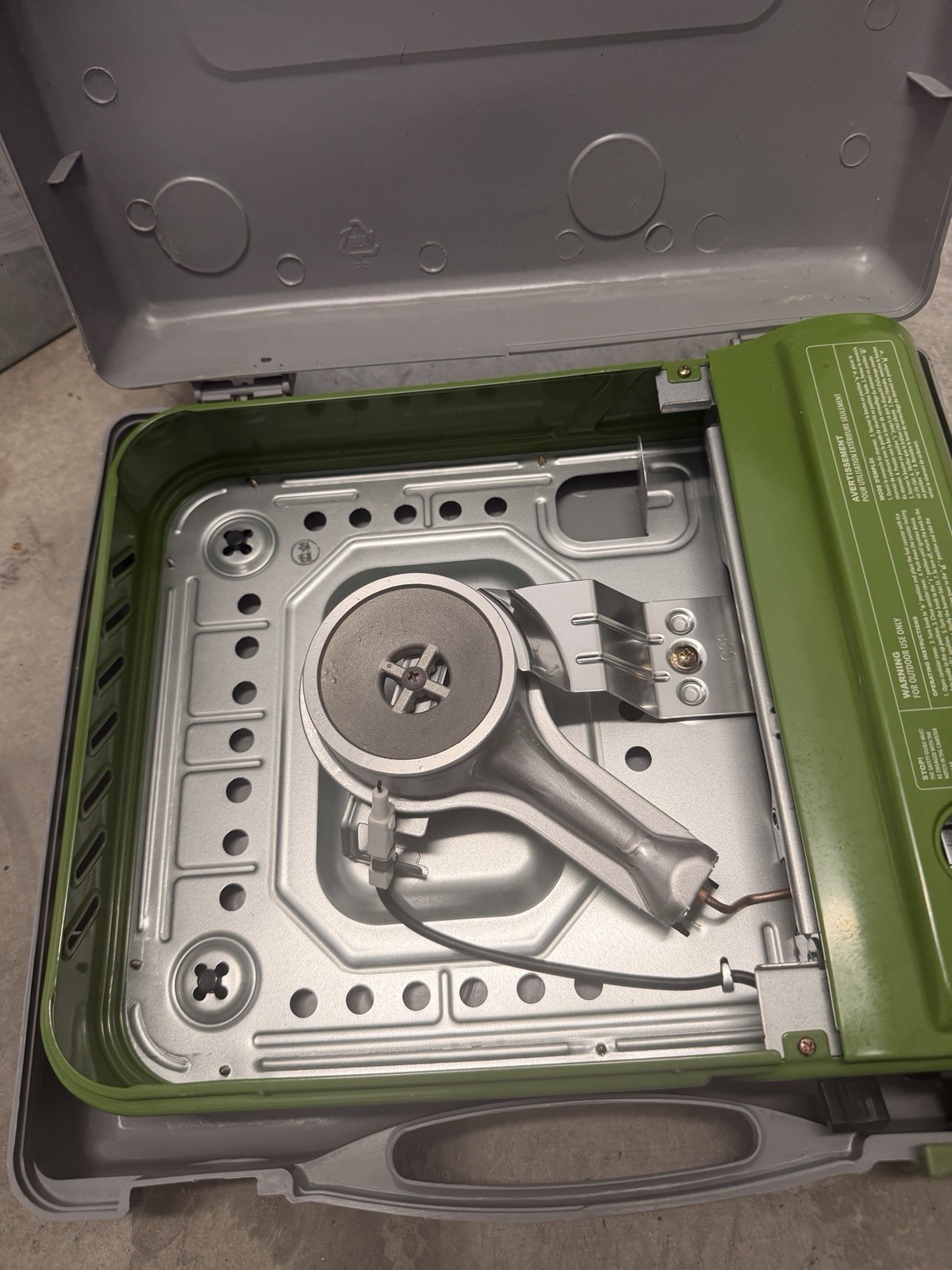 EUREKA! Sprk Camp Grill Portable Butane Camping Outdoor Stove w/ Case EUC