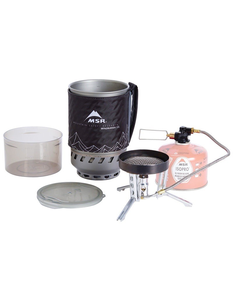 New MSR Windburner Duo Stove System 1.8 L Pot/Companion Cup Camping Backpacking