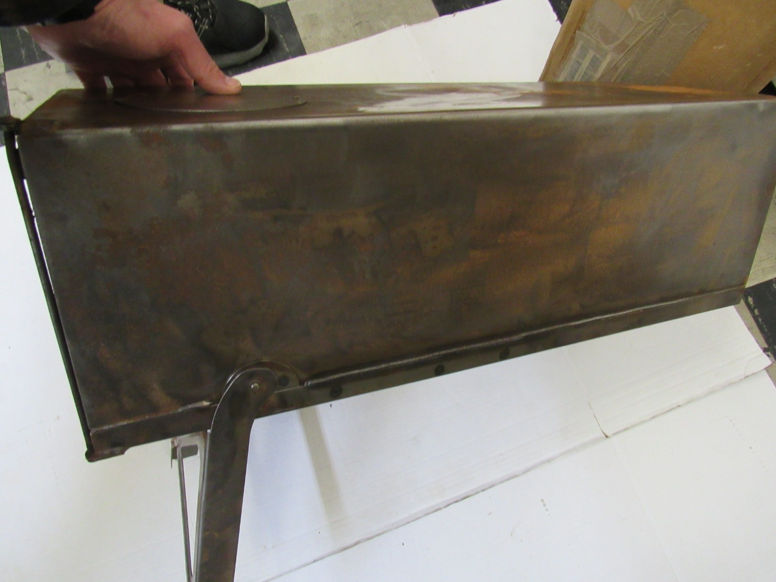US M1950 Yukon Tent Stove Complete State Machine Products 1983 Dated RUSTY