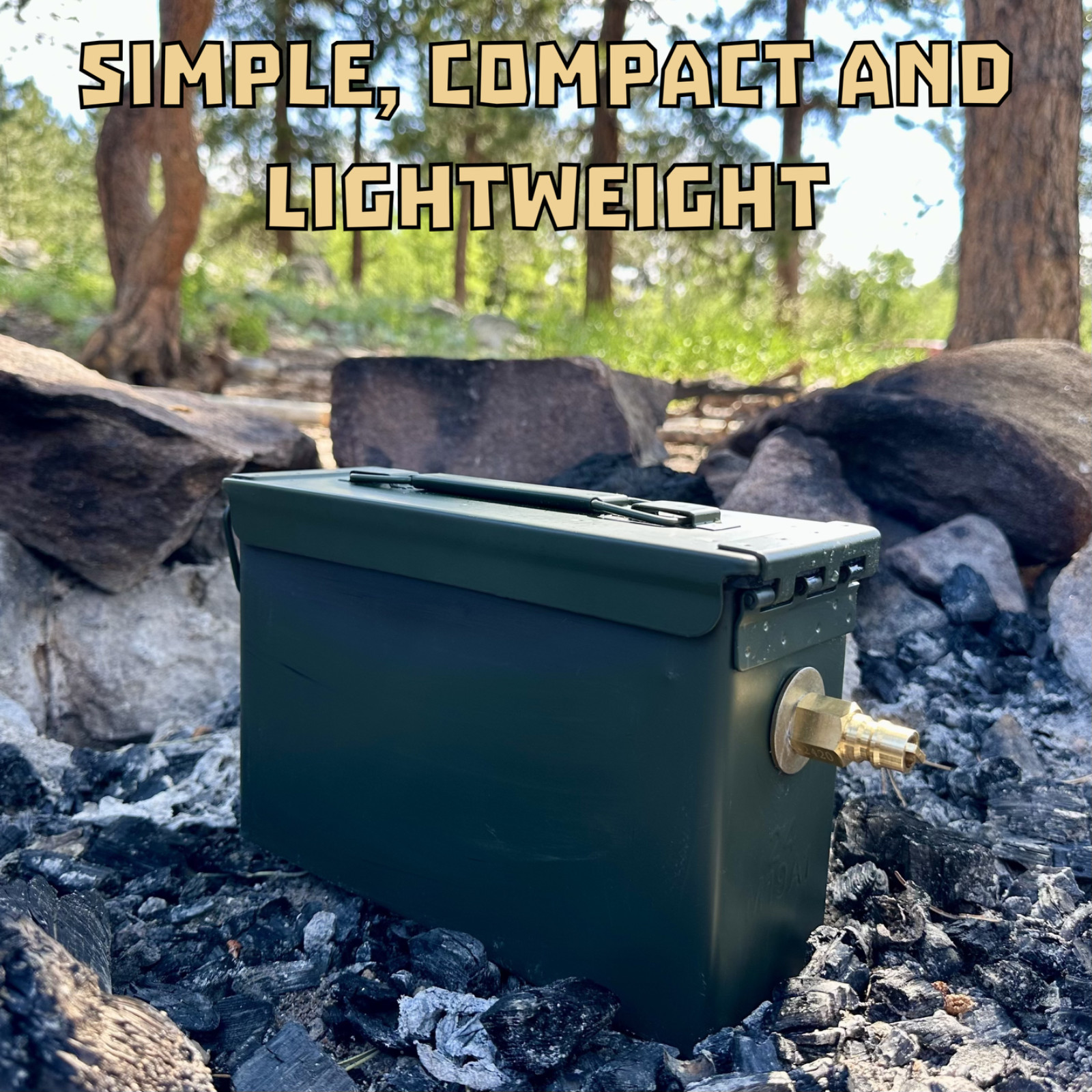 DS Customs Fire Can – Overland & Camping Portable Propane Fire Pit