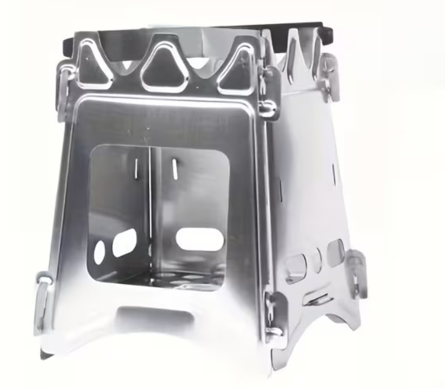 Classic Flat Packing Stainless Steel Wood Stove. Only 8 ounces.