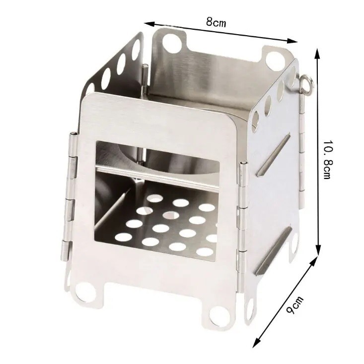 Wood Burning Folding Camping Stove Lightweight Camping Hiking