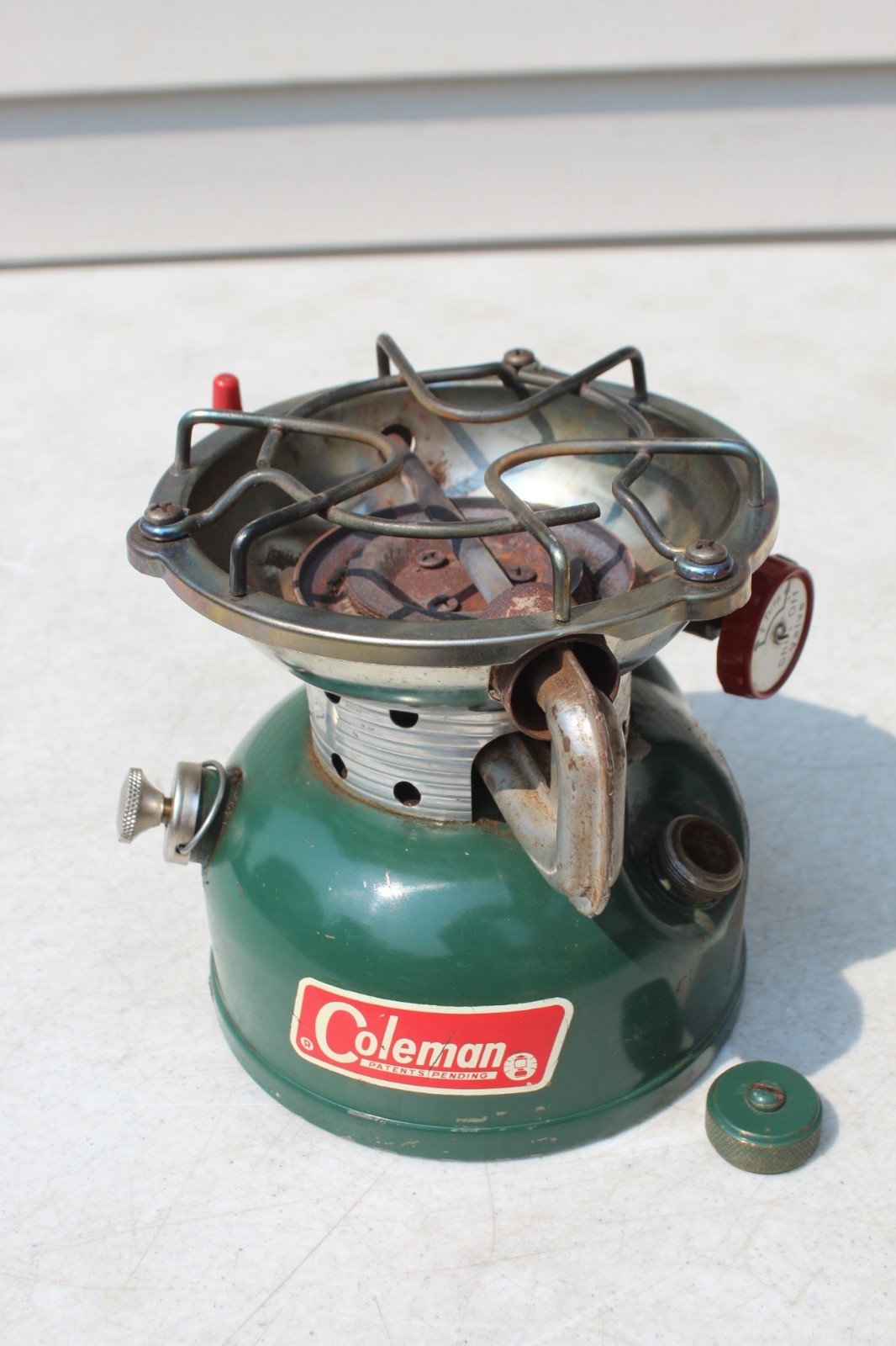 COLEMAN 502 CAMP STOVE 3/65 BACKPACKING Sunshine of the Night UNTESTED vtg