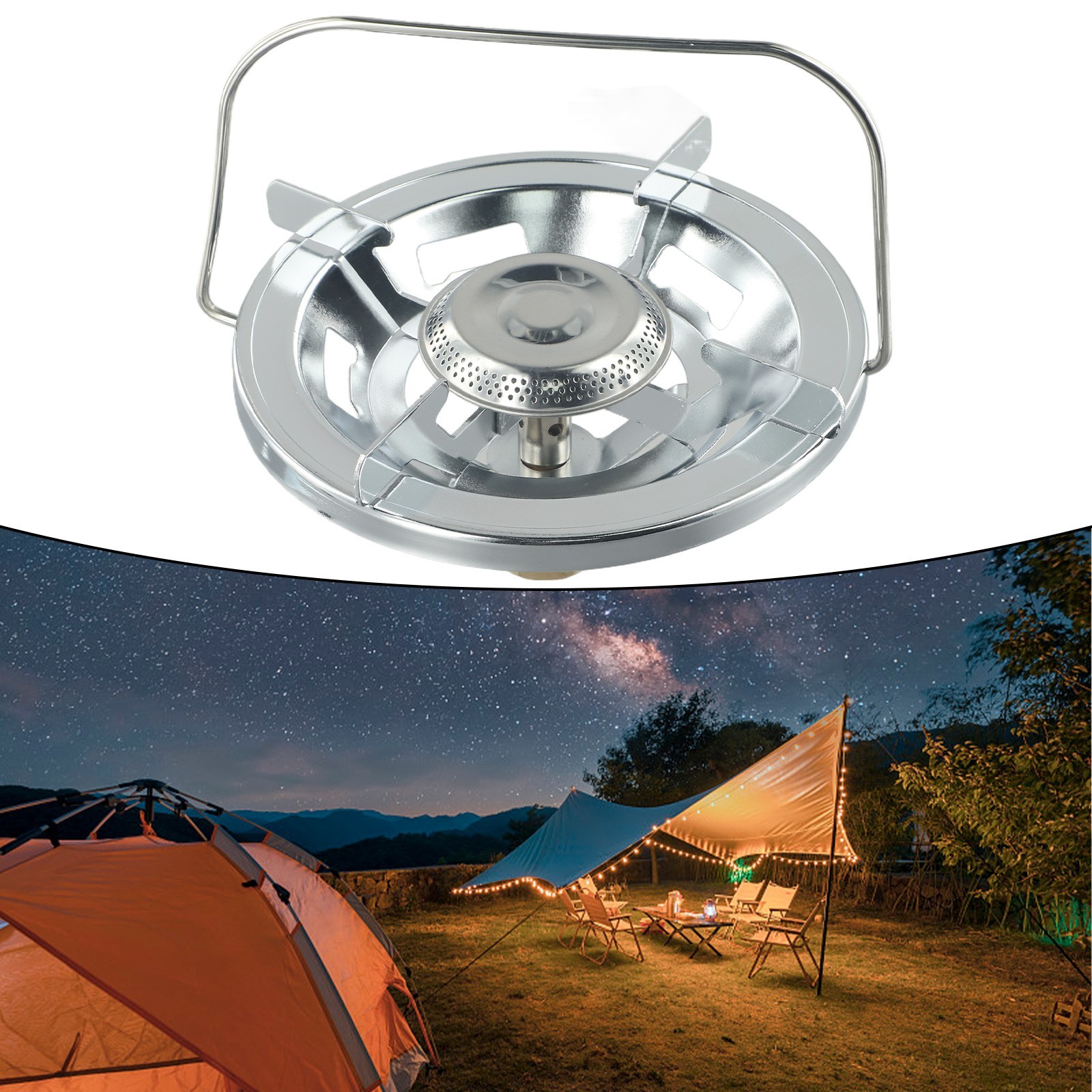 Furnace Head Part Liquefied Gas Outdoor With Handle Zinc Alloy Camping Stove
