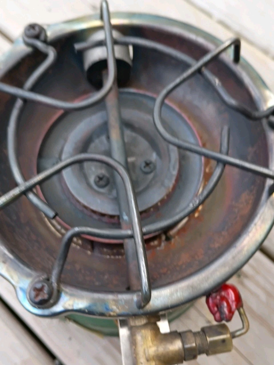 UNTESTED Sportster Camp stove MODEL 502-700 Dated 11 1980 W/ Literature Sticker