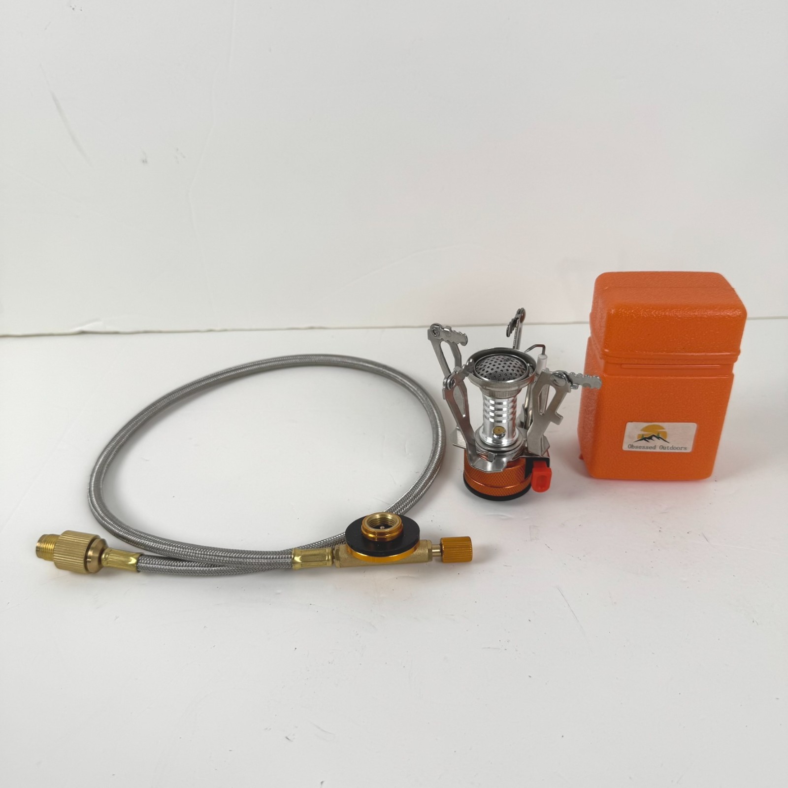 Outdoor Folding Mini Gas Stoves Ultralight Portable With Extension Cable MC-212