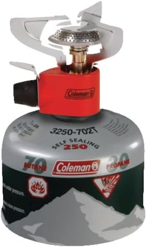 Lightweight 1-Burner Camp Stove with Adjustable Burner for Camping & Tailgating