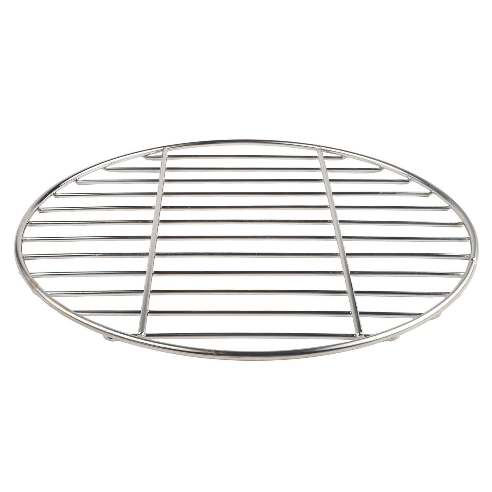 Round Stainless Steel Barbecue Baking Tray Camping Grid 30cm 35cm 40cm