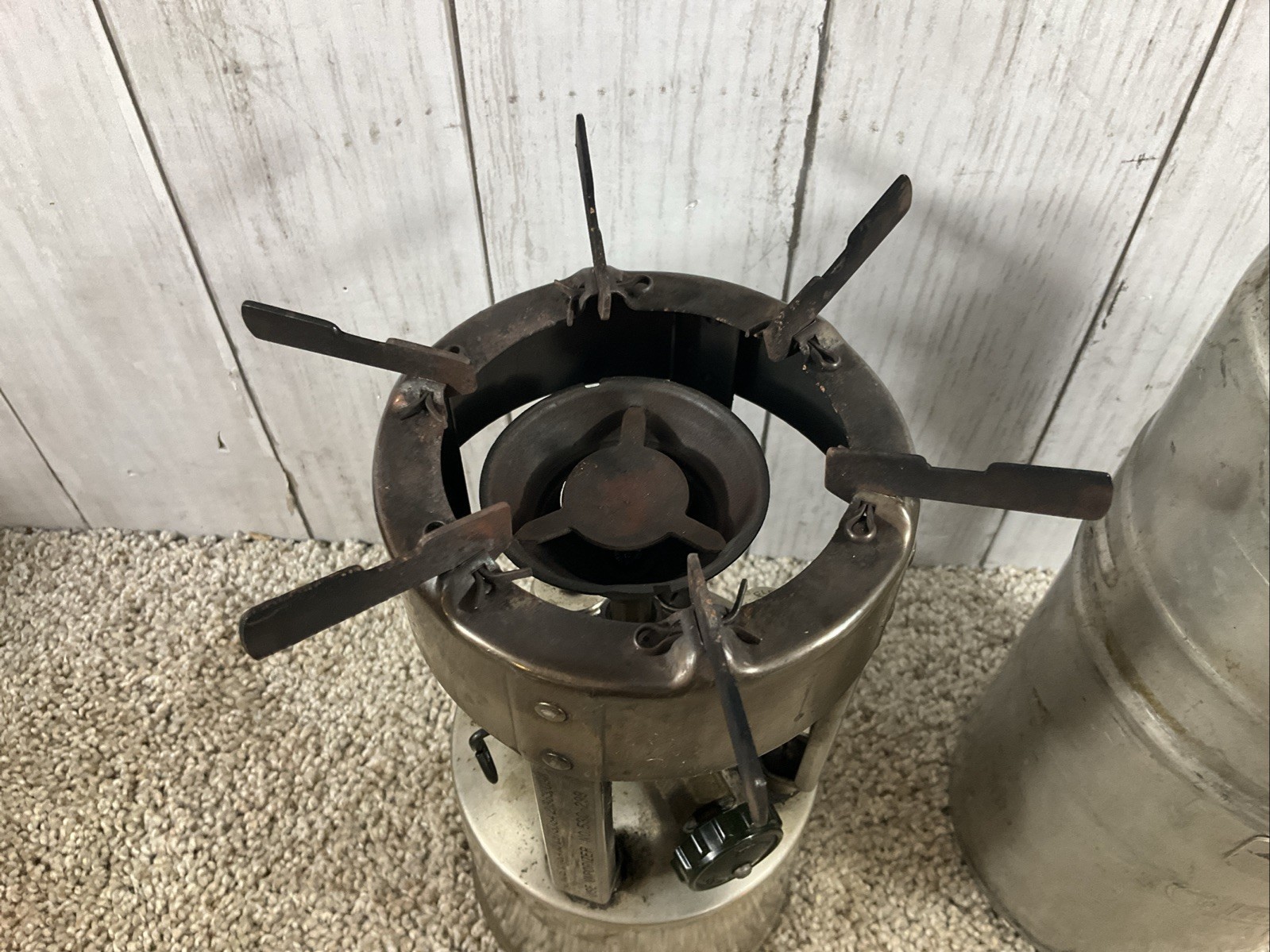 1947 Coleman #530 B47 GI Military Pocket Camping Stove Case Tool USA
