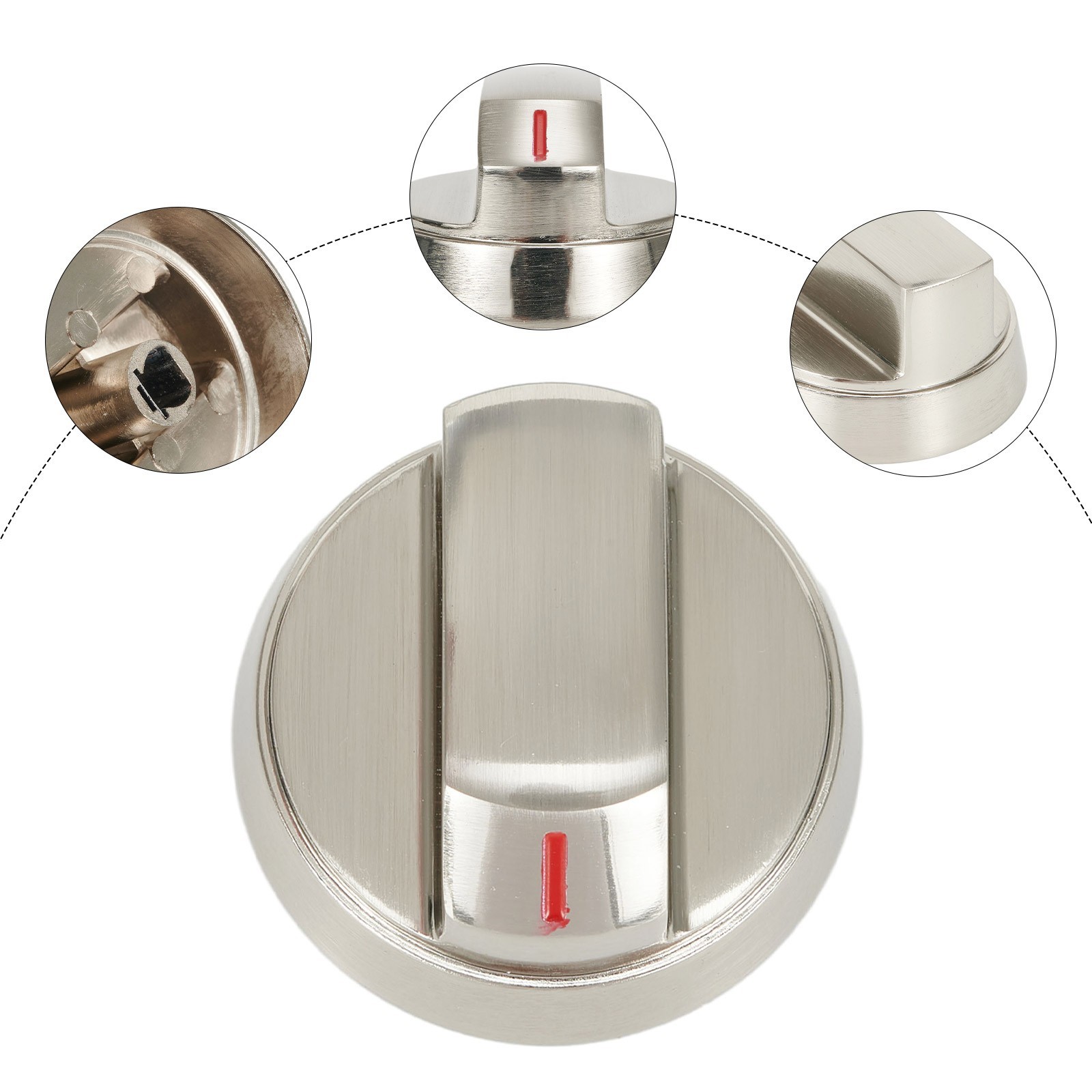 Knob Gas Stove Knob Kitchen Functional High Quality Zinc Alloy BBQ Grill