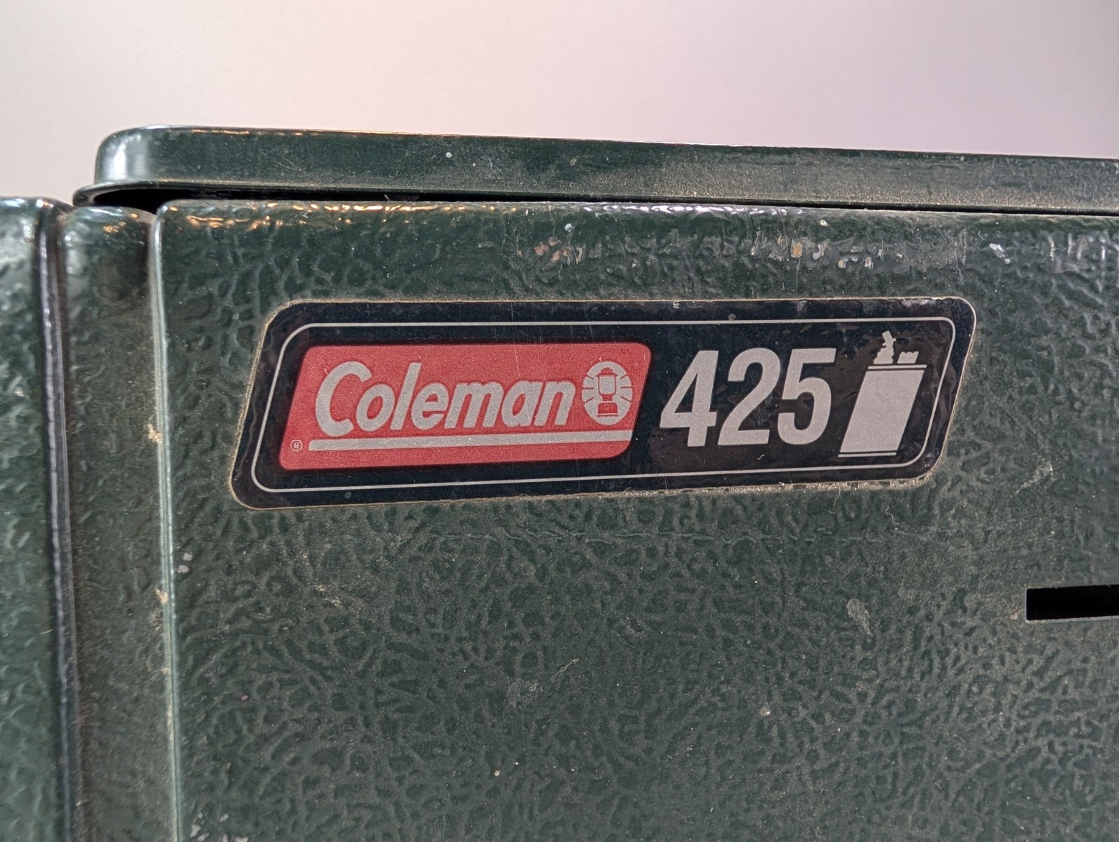 Coleman 425 Dual Burner Camp Stove Made in USA 1995 vintage