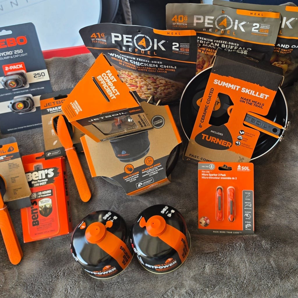 Jetboil Camping Bundle. MightyMO Stove, Cooking Pot, Summit Skillet, and MORE!