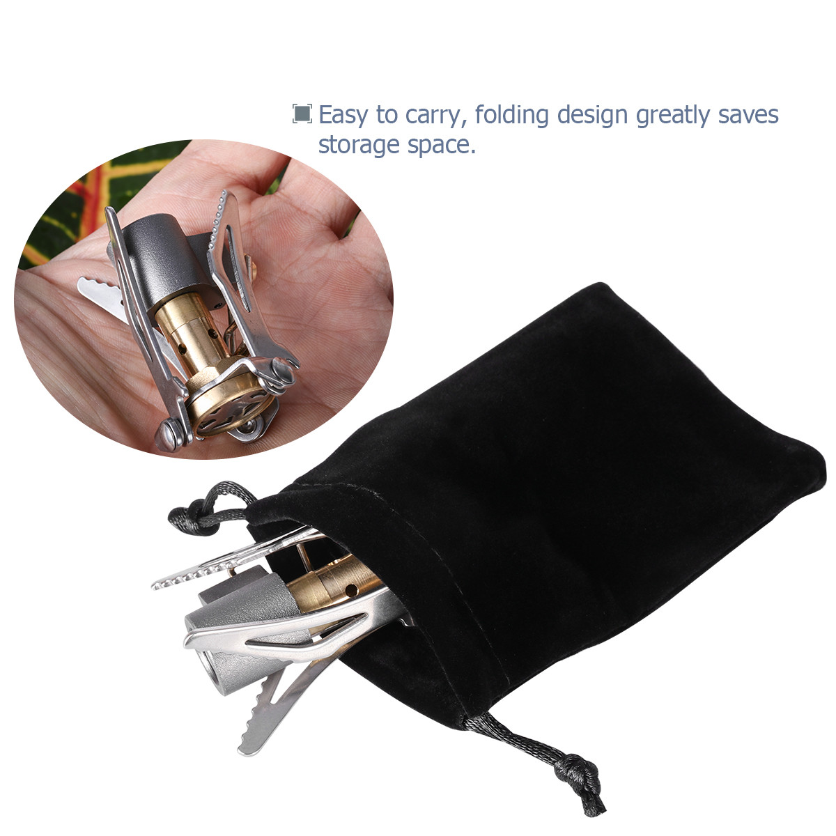 3000W Mini Outdoor Cooking Burner Folding Camping Gas Stove For BRS-3000T NEW