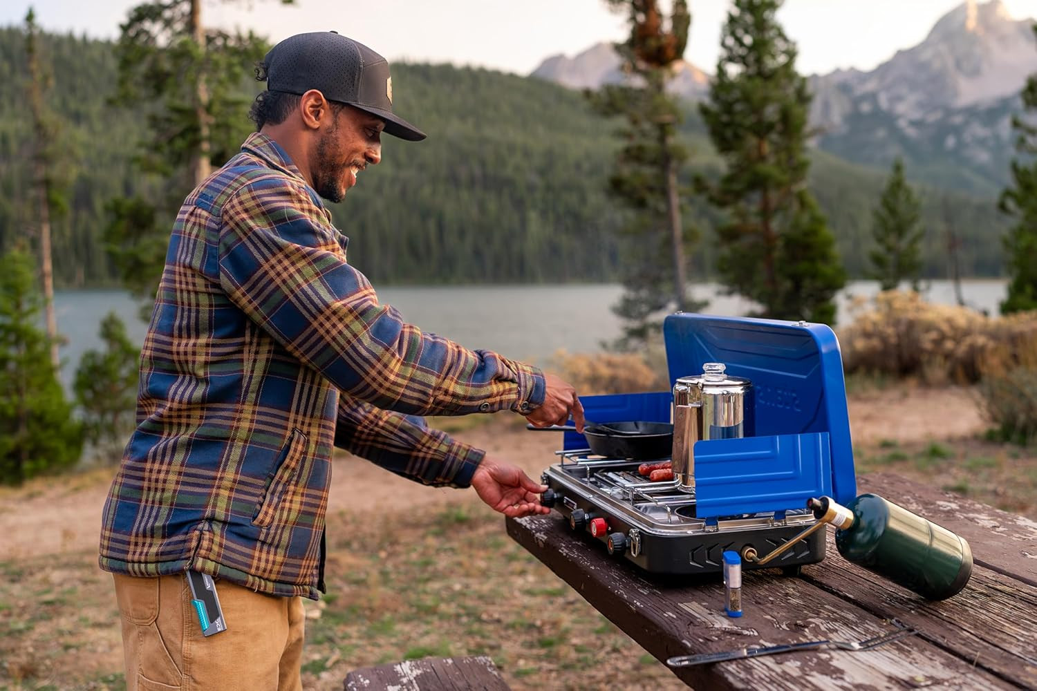 2-Burner Propane Stove with Grill (212-600-50)
