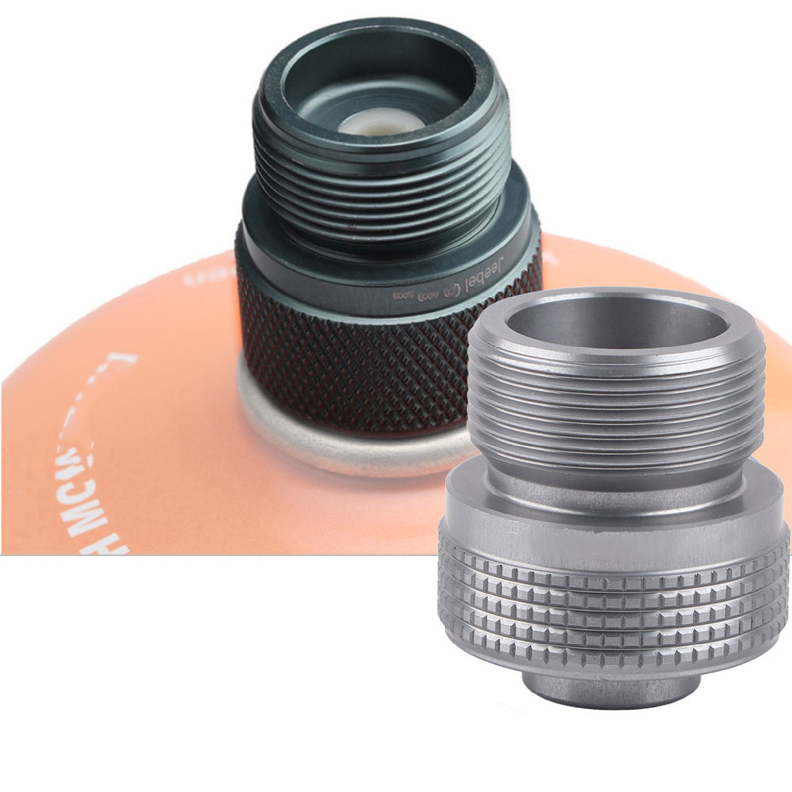 Camping Gas Canister Adapter Convertor Valve Flat Canister To 1L MAPP Gas Tank