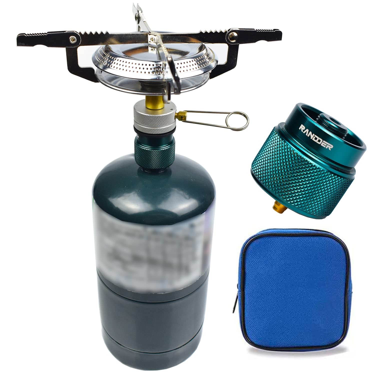 Propane Stove Portable Isobutane Camping Stove with Gas Adapter – 10,000 BTU …