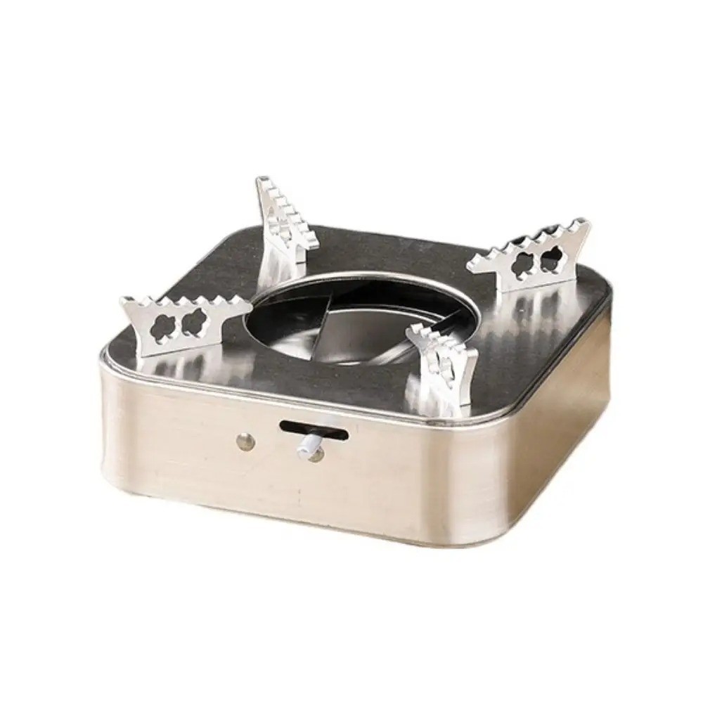 Stainless Steel Camping Solid Liquid Alcohol Stove Spirit Burner Stove Outdoor