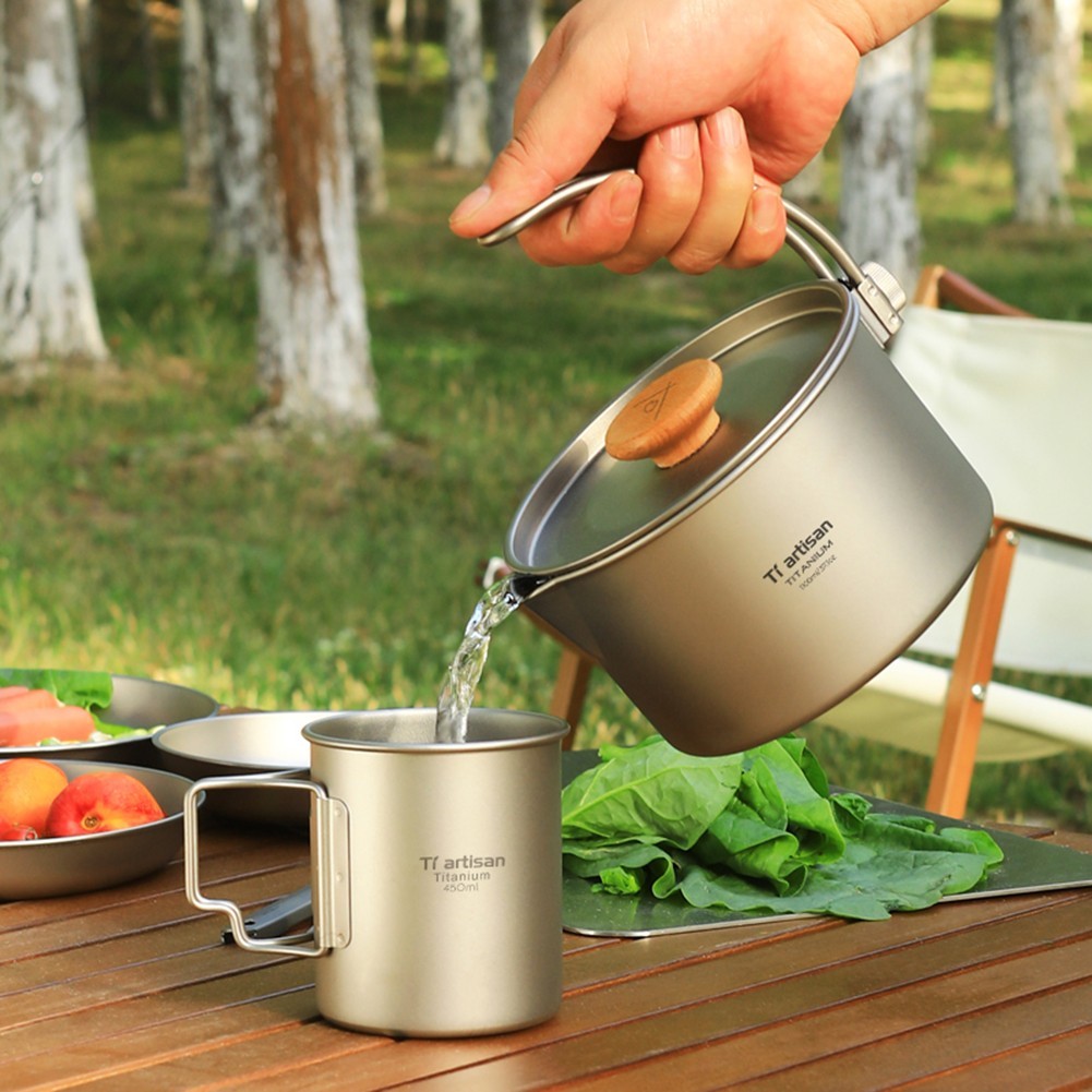 High Quality Hanging Pot Storage Sack Camping Pot Dismantling Picnic Cookware