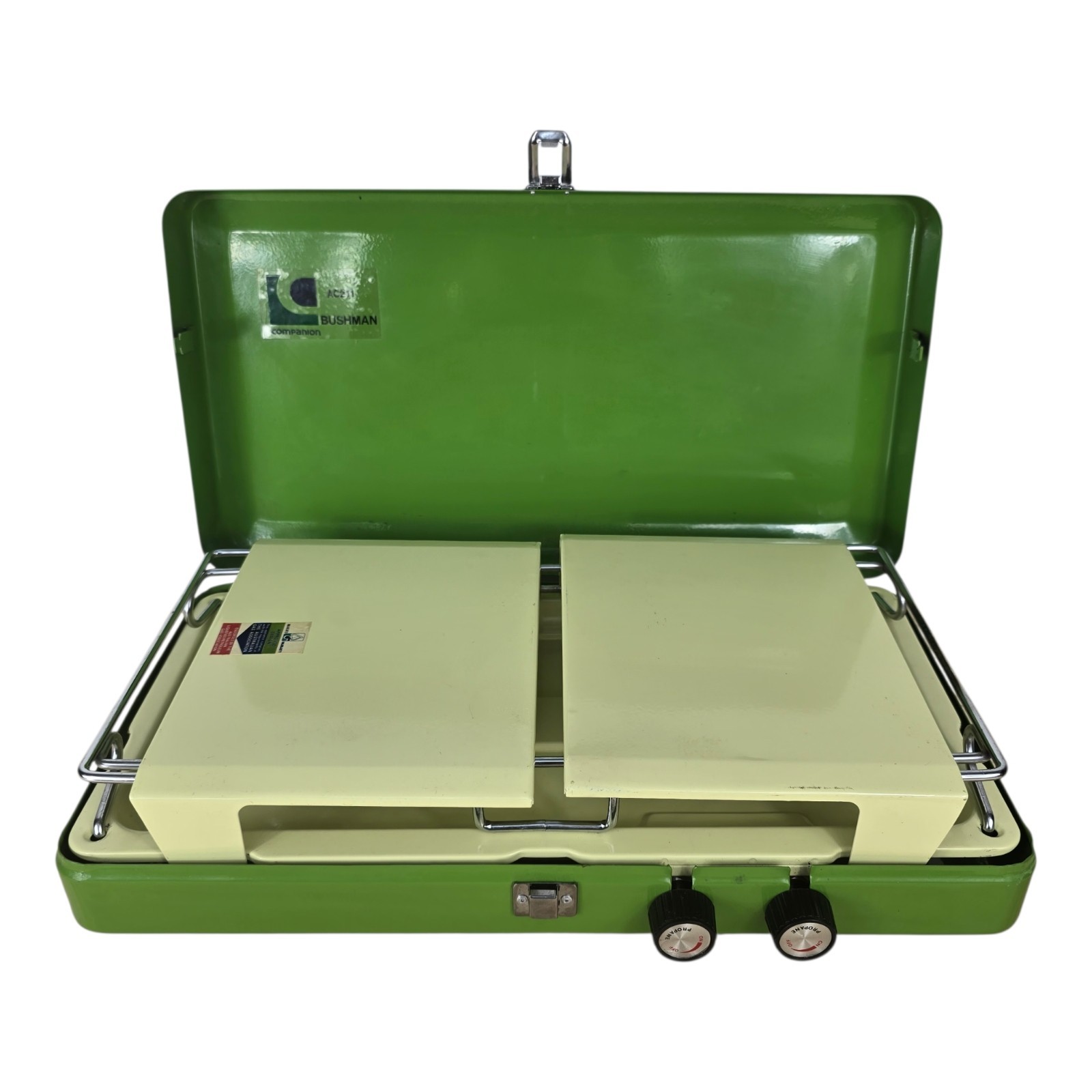 VTG Companion Bushman 2 Burner LP Gas Camping Stove AC211 Boxed Manual 1980’s