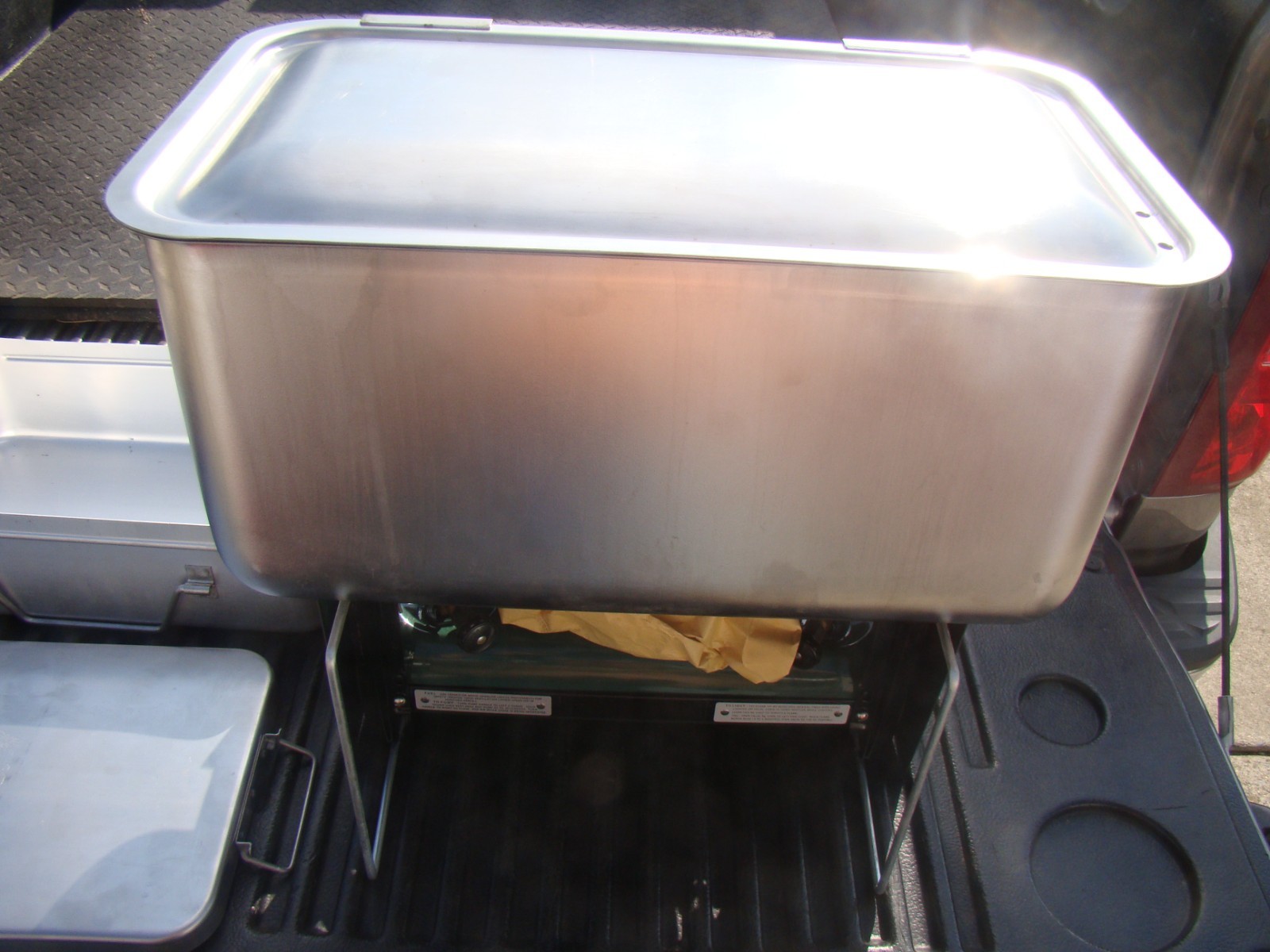 Coleman Model 523 Military Medical Stove Unused w/ Case Tank Basket & Parts USA