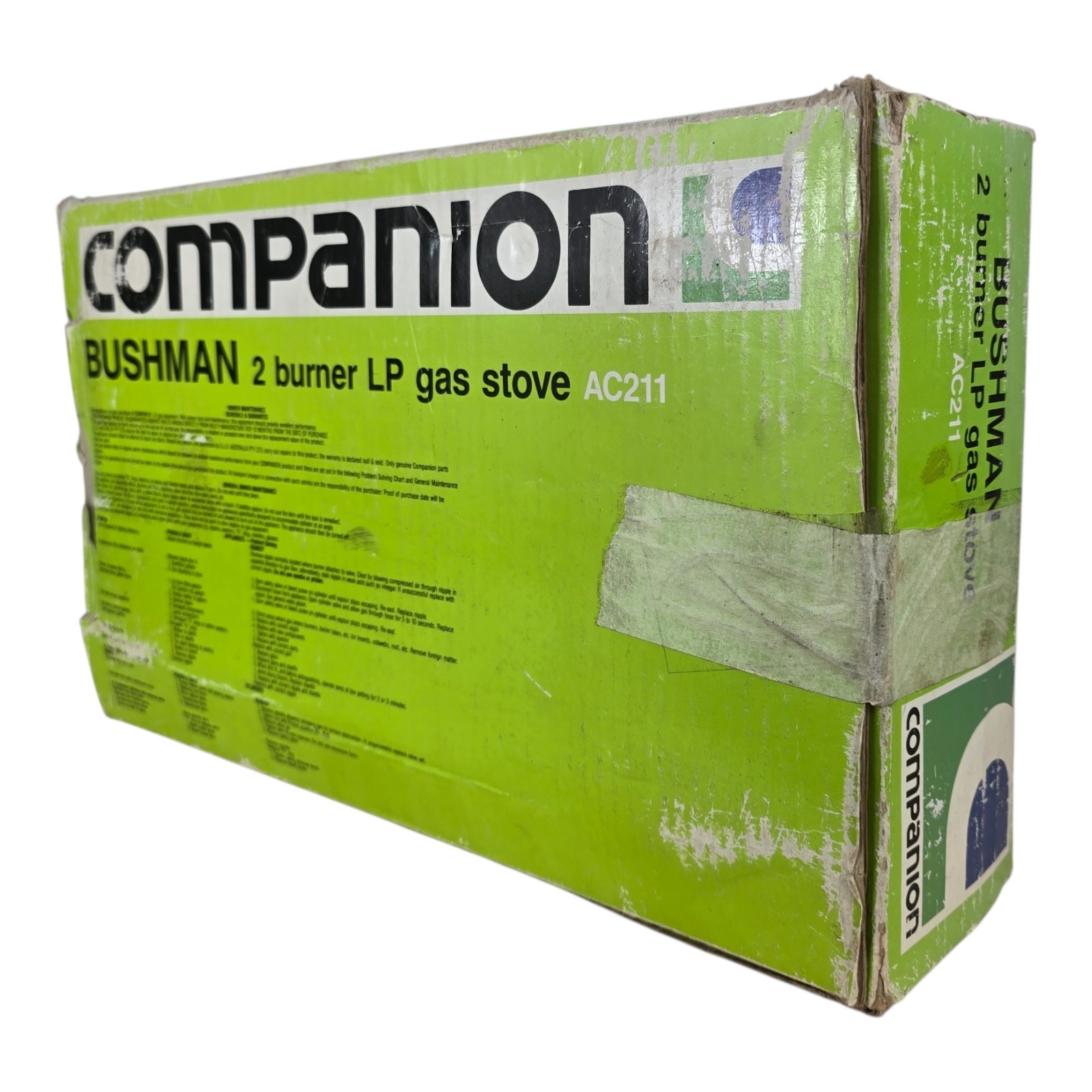 VTG Companion Bushman 2 Burner LP Gas Camping Stove AC211 Boxed Manual 1980’s