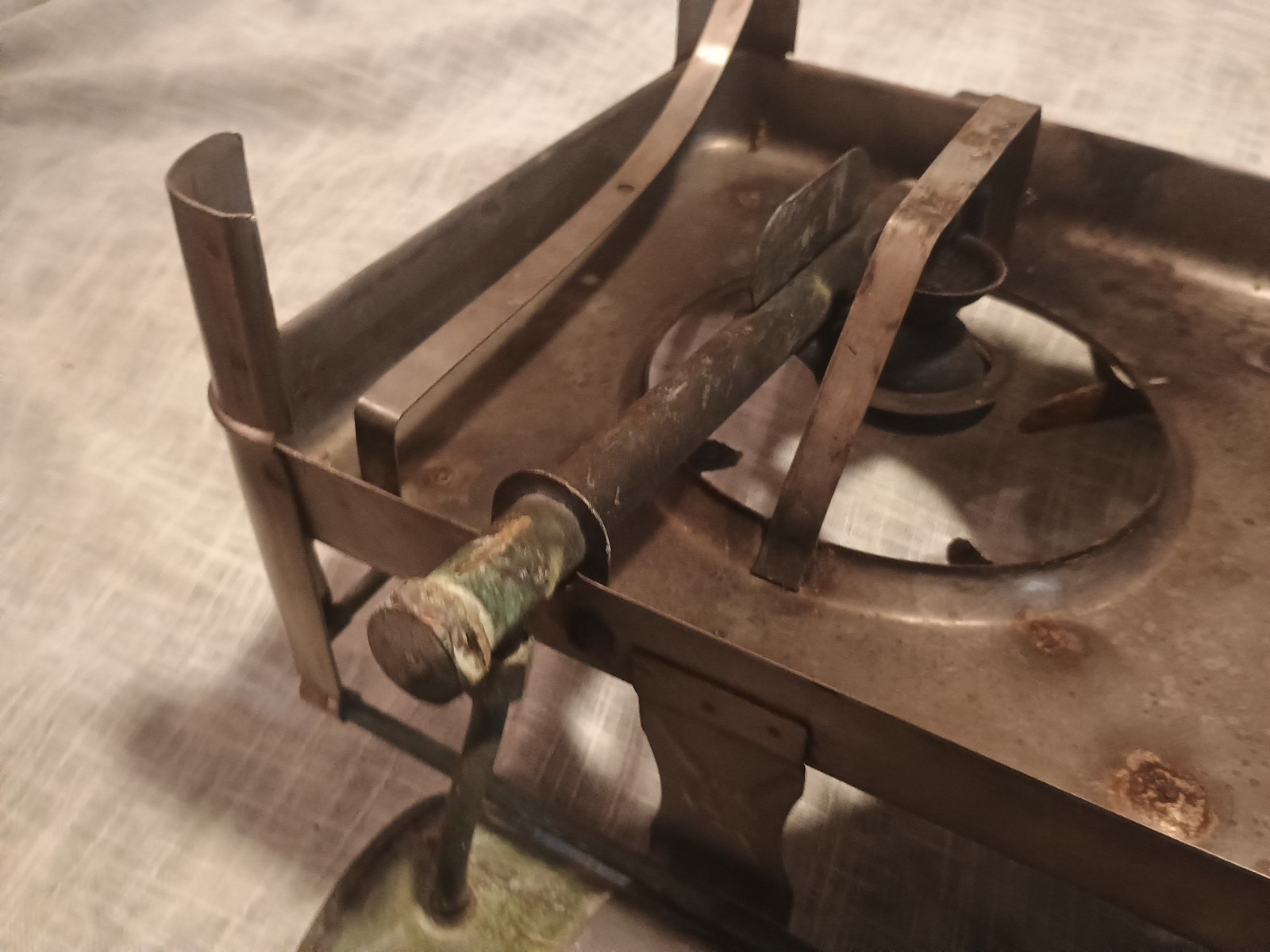 VTG Original Punker Military Double Alcohol Burner Stove Outdoors Camping Sweden