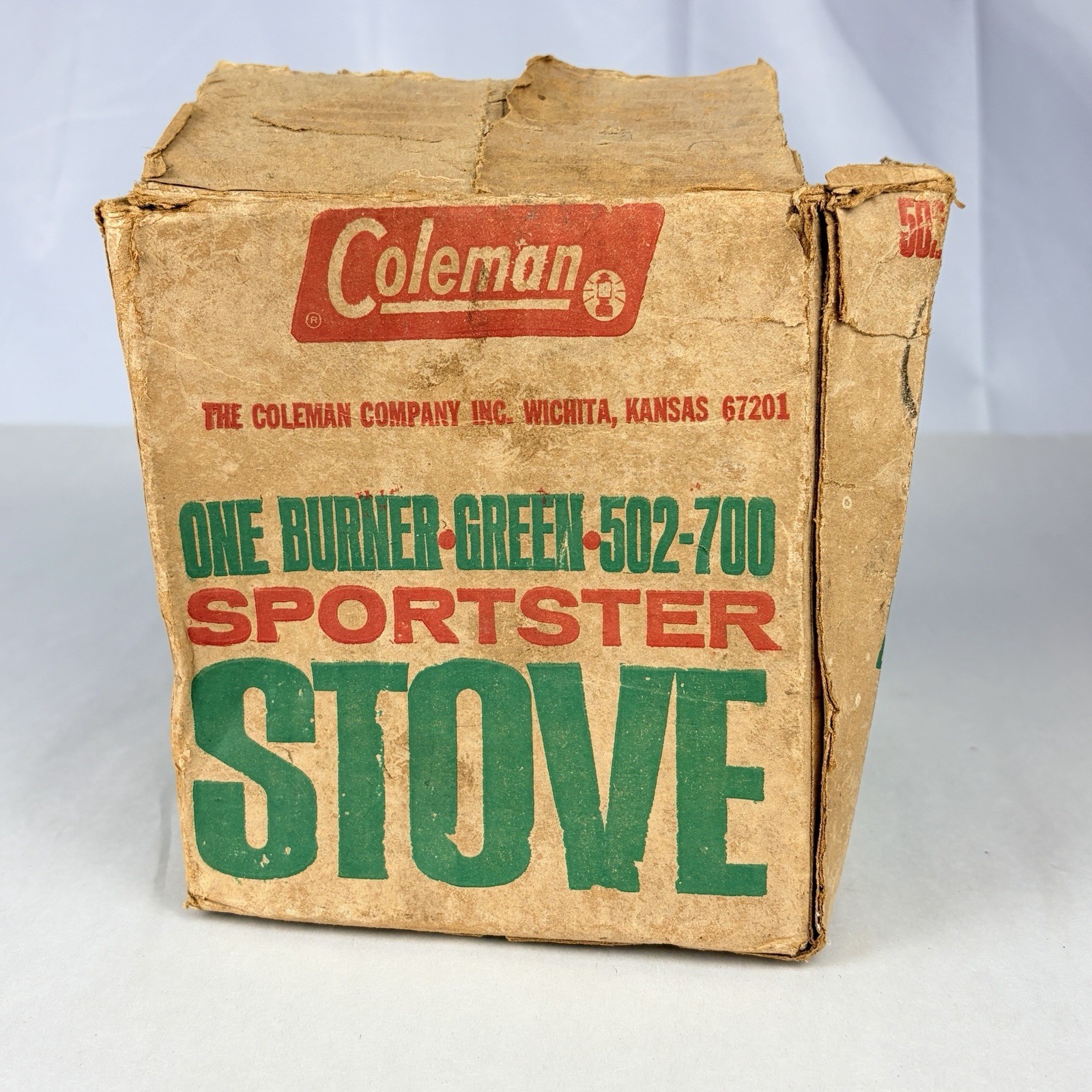 Coleman Sportster Stove 502-700 1 Burner Gas Camping Stove Green w/ Box 1974