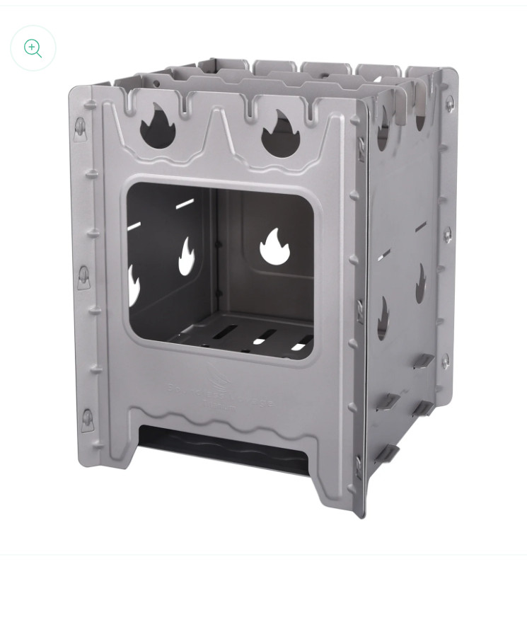 Boundless Voyage Titanium Multi Fuel Portable Wood Burning Stove