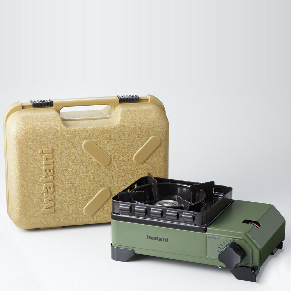 Iwatani Cassette Stove Tough Maru Jr Japan Olive Khaki Portable CB-ODX-JR-OL New