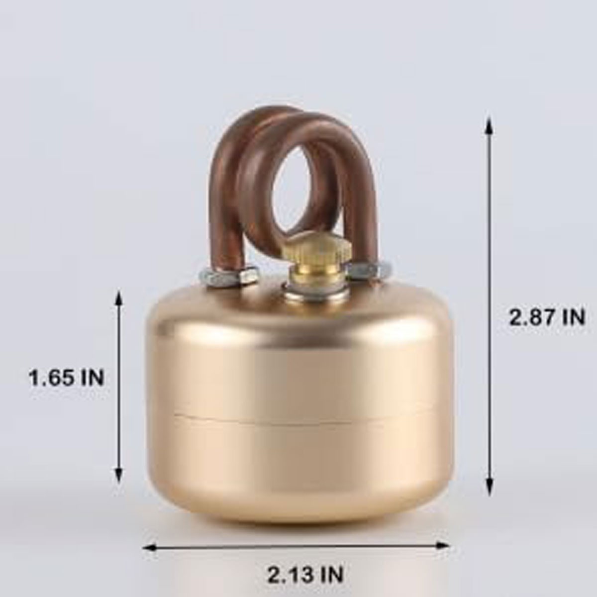 Mini Alcohol Camping Stove Lightweight Brass & Aluminum Spirit Burner with Stand