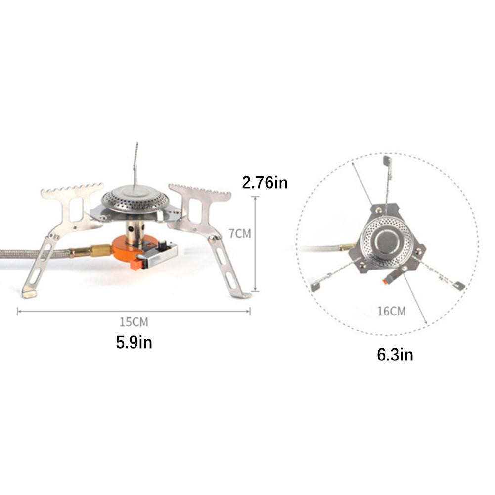 New 3500W Outdoor Picnic-Gas Burner Portable Backpacking Camping Hiking Stove