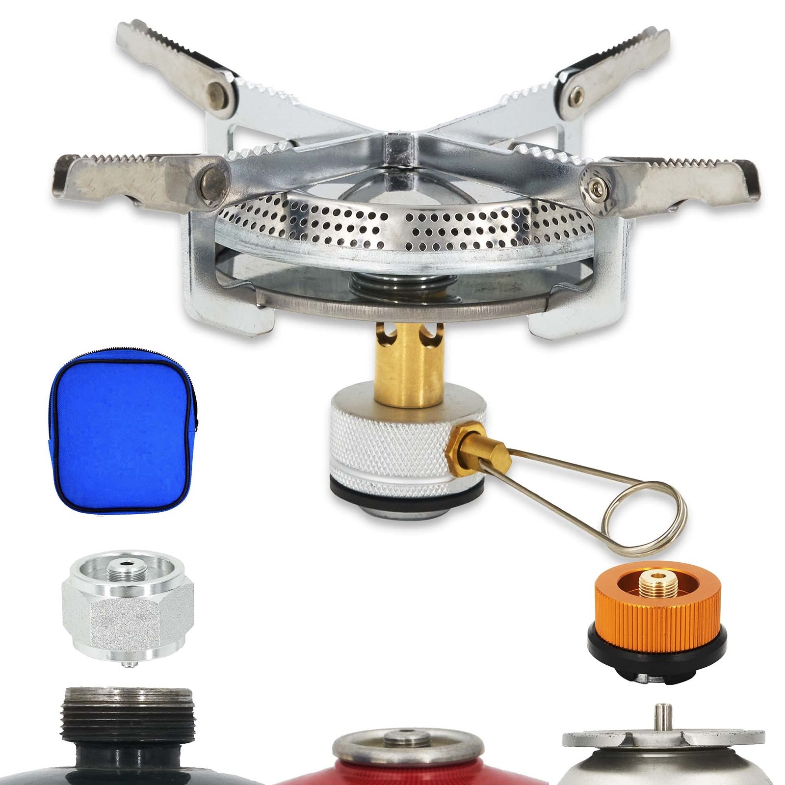 Multifuel Propane/butane/isobutane 3 In 1 Small Camping Stove For Outdoor Cookin