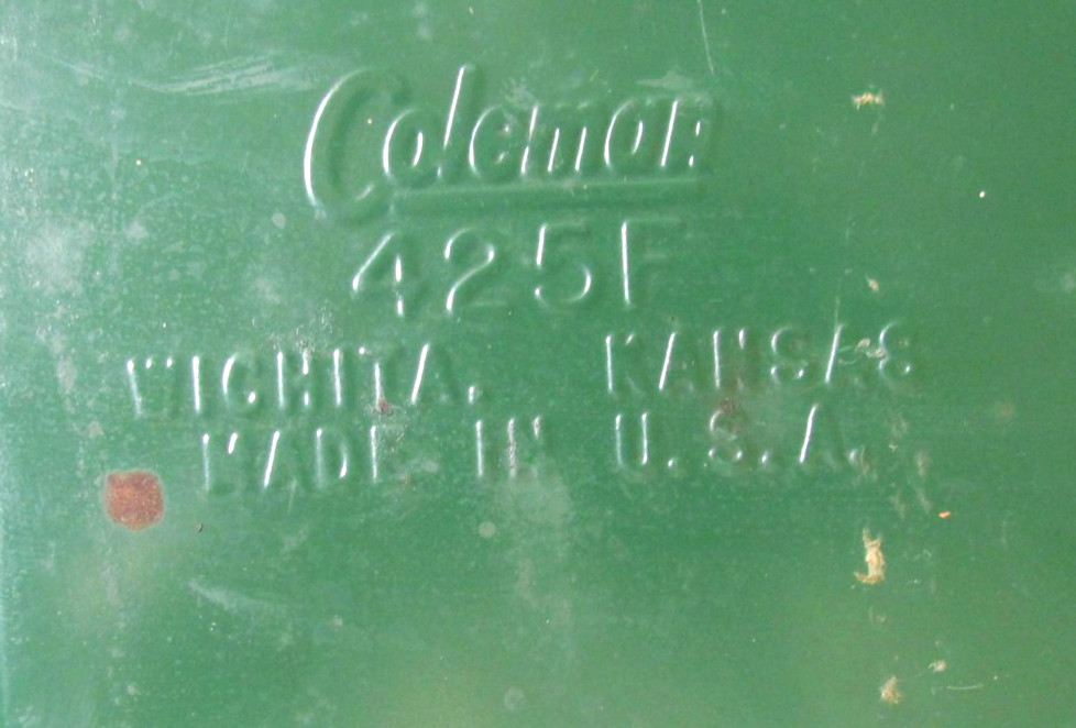 Vintage 1980 Coleman 425F 2 Burner Compact Gas Stove Works Camping Outdoors
