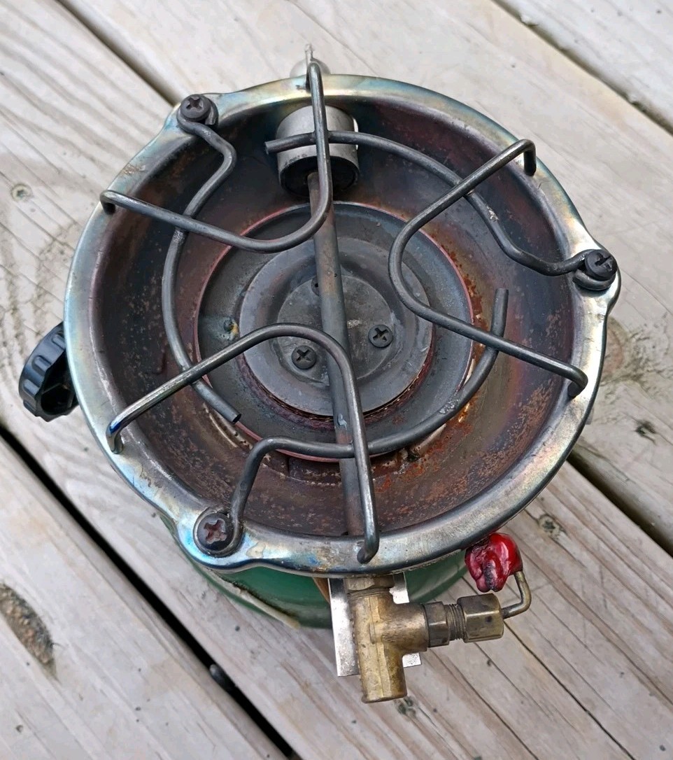 UNTESTED Sportster Camp stove MODEL 502-700 Dated 11 1980 W/ Literature Sticker