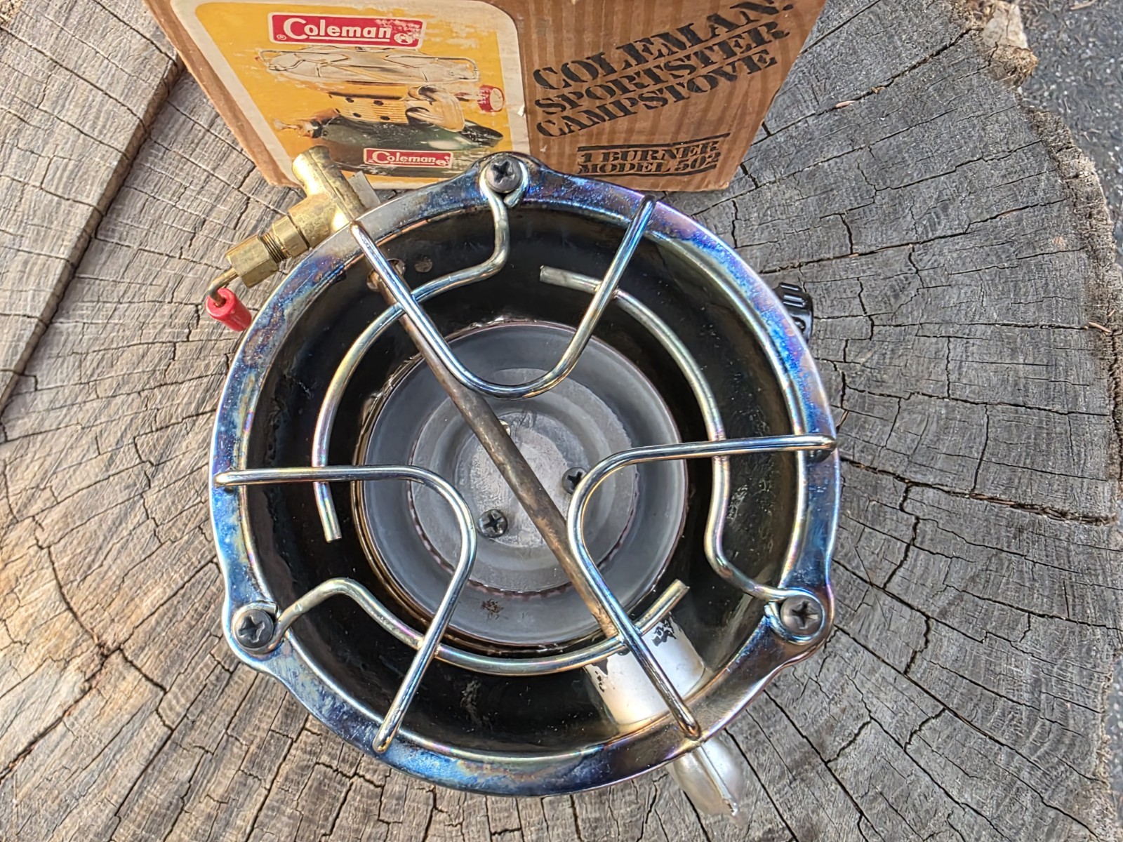 Vintage Coleman 1980 2/80 Sportster Camp Stove 502-700 Gas w/ Original Box