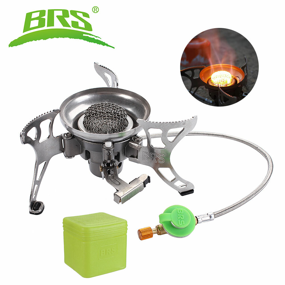 BRS Gas Stove Ultralight Portable Split Windproof Burner Camping Picnic Cookware