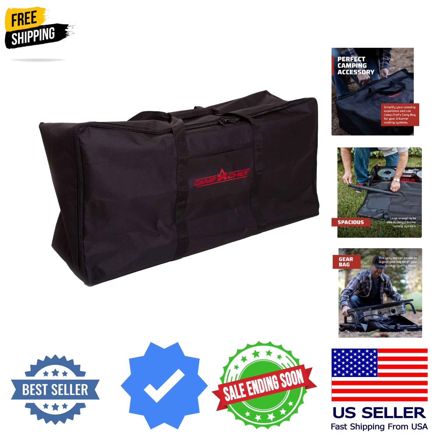 Carry Bag for Two-Burner Stoves