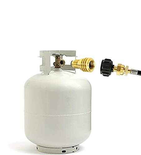 Universal Propane Tank Adapter for Old P.O.L QCC1 Style to New W/O HANDWHEEL