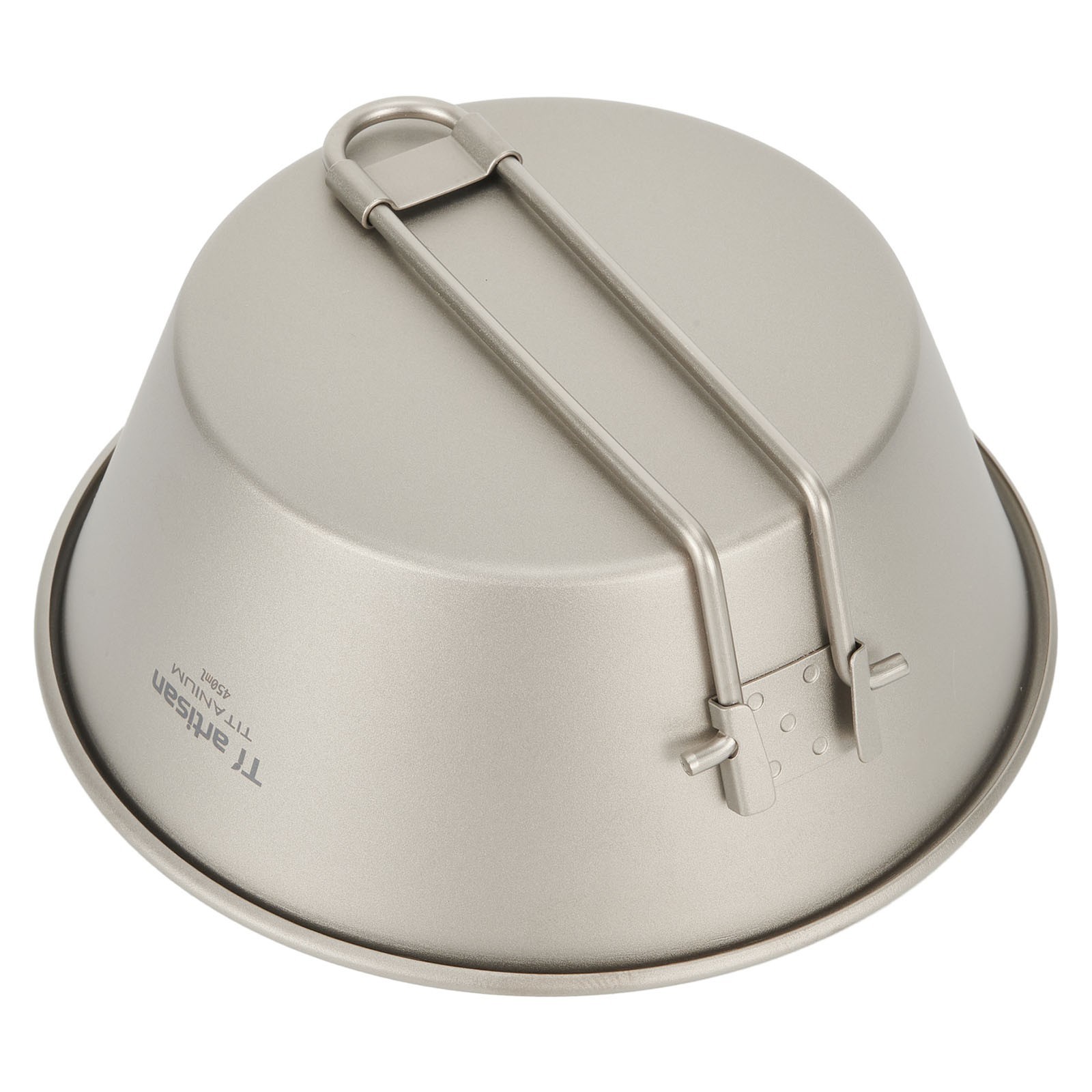 Foldable And Lockable Handle Camping Bowl Pot For Ultralight Backpacking