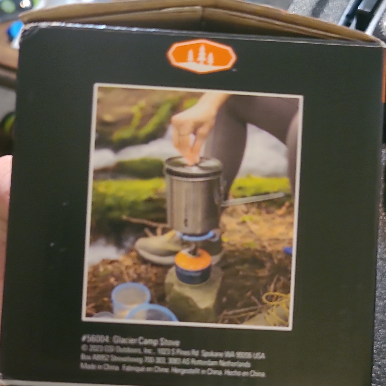 GSI Glacier Camp Stove Canister Gas Silver Stainless Steel Portable 11000 BTU