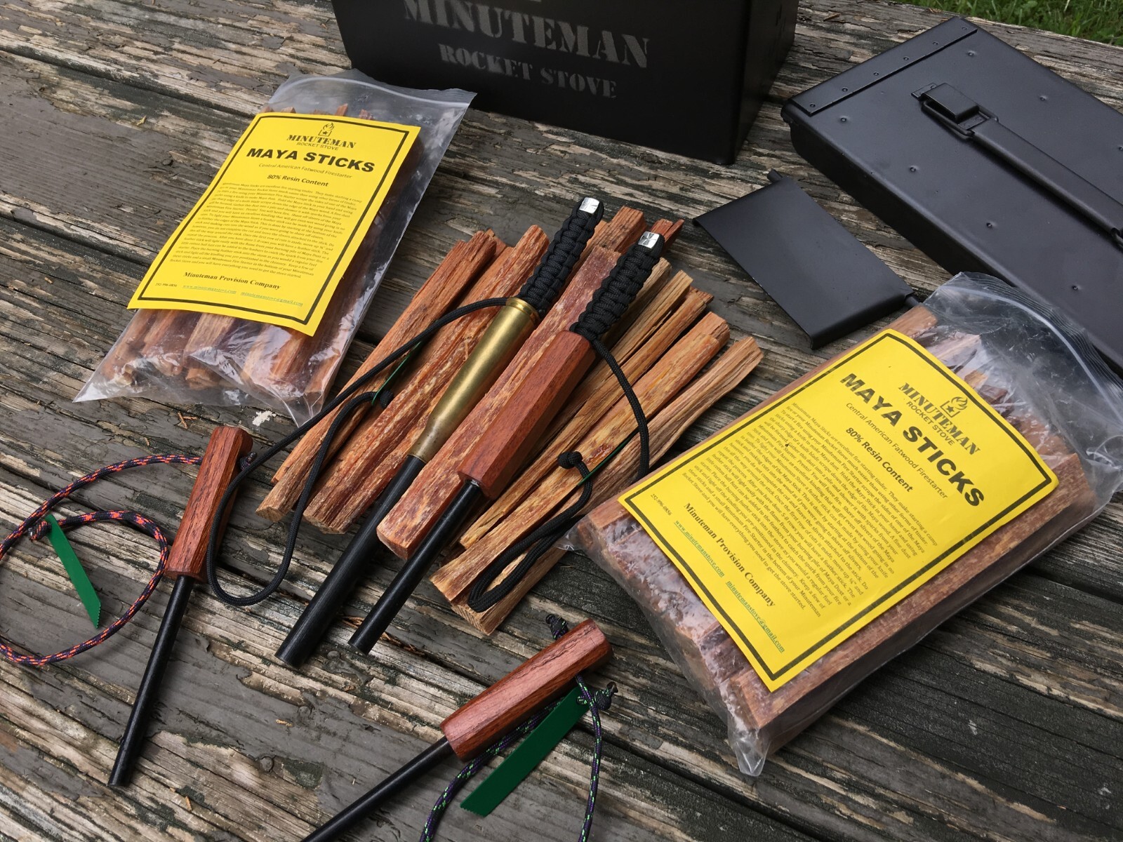 Minuteman “K” Rocket Stove Deluxe Fire Makers Kit (Save $45)