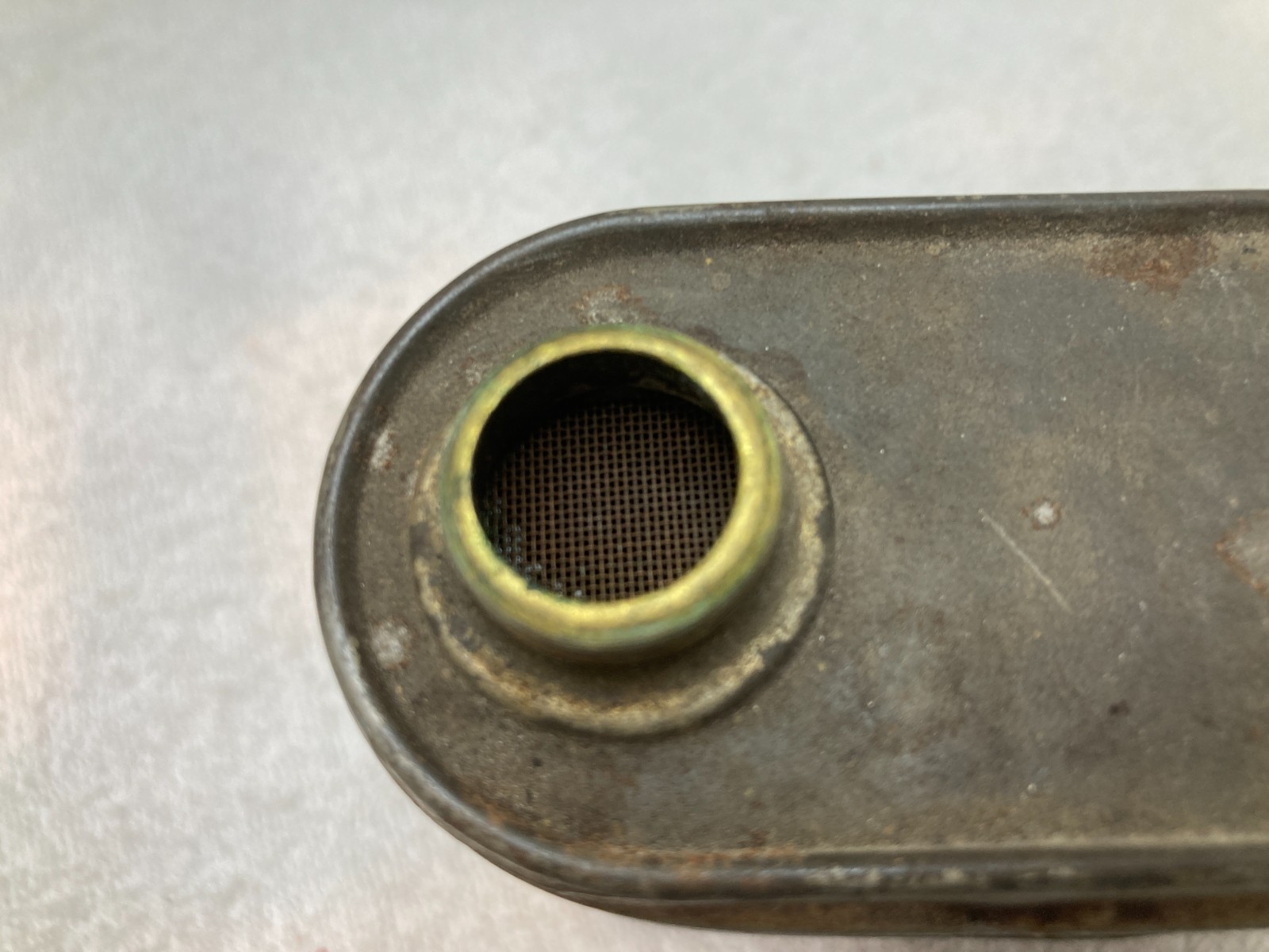 Vintage Cavog CV Fuel Tank mfg in West Germany Brass Caps