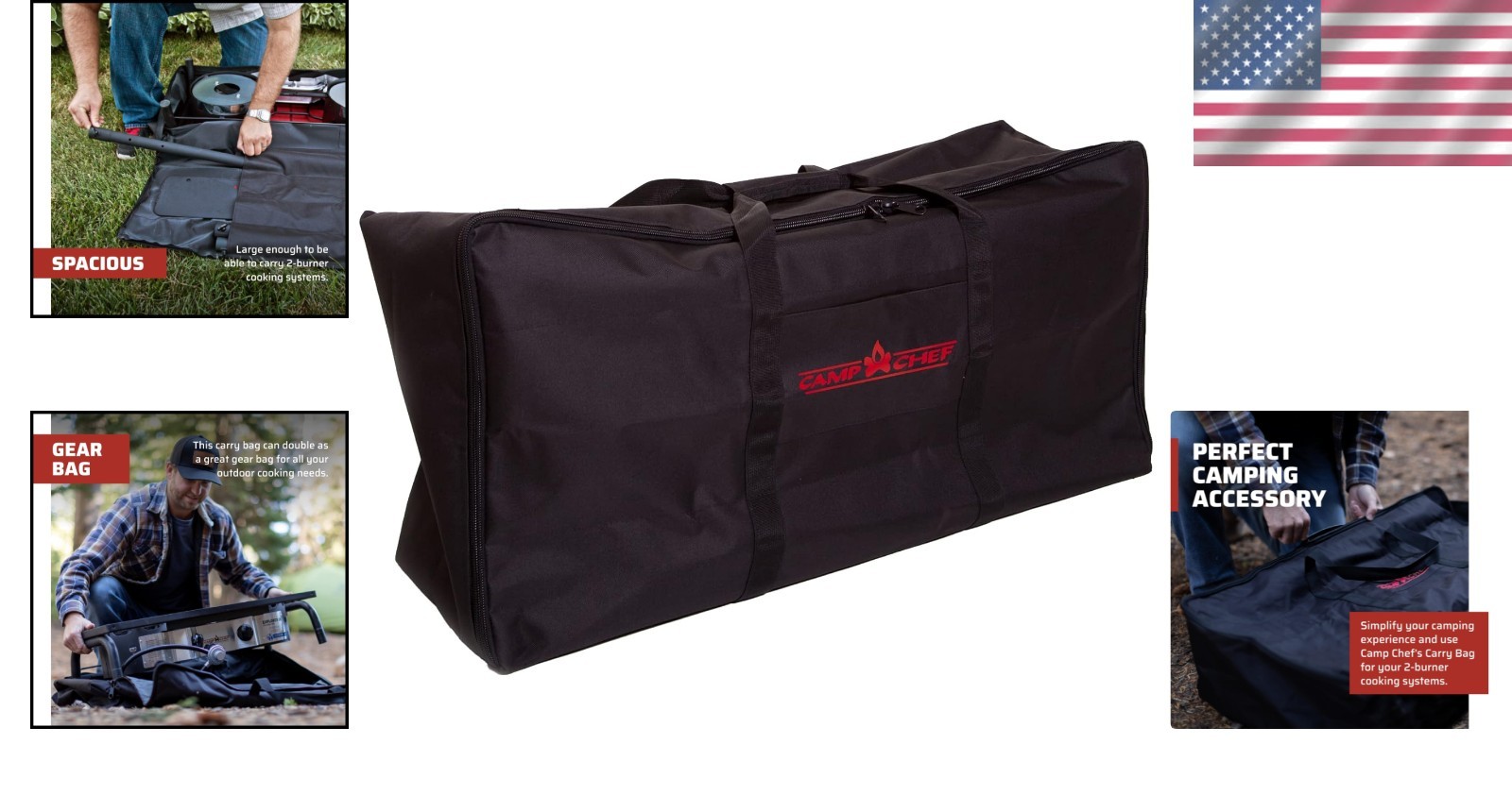 EZ Glide Zipper Carry Bag for 2-Burner Stoves