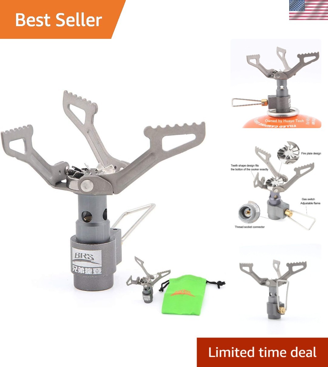 3000T Ultralight Gas Stove – Compact 25g Cooking Power for Outdoor Adventures
