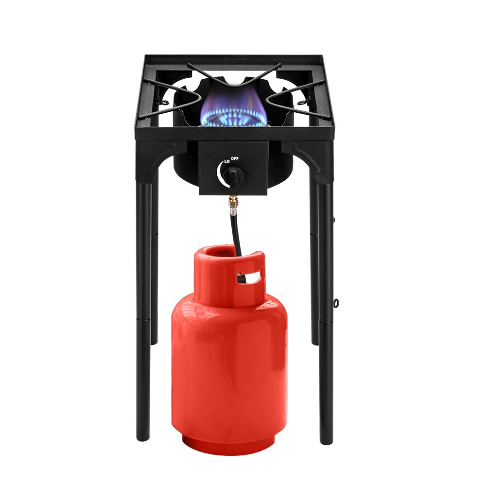 High Pressure Propane Gas Cooker Portable Cast Iron Patio Cooking Burner