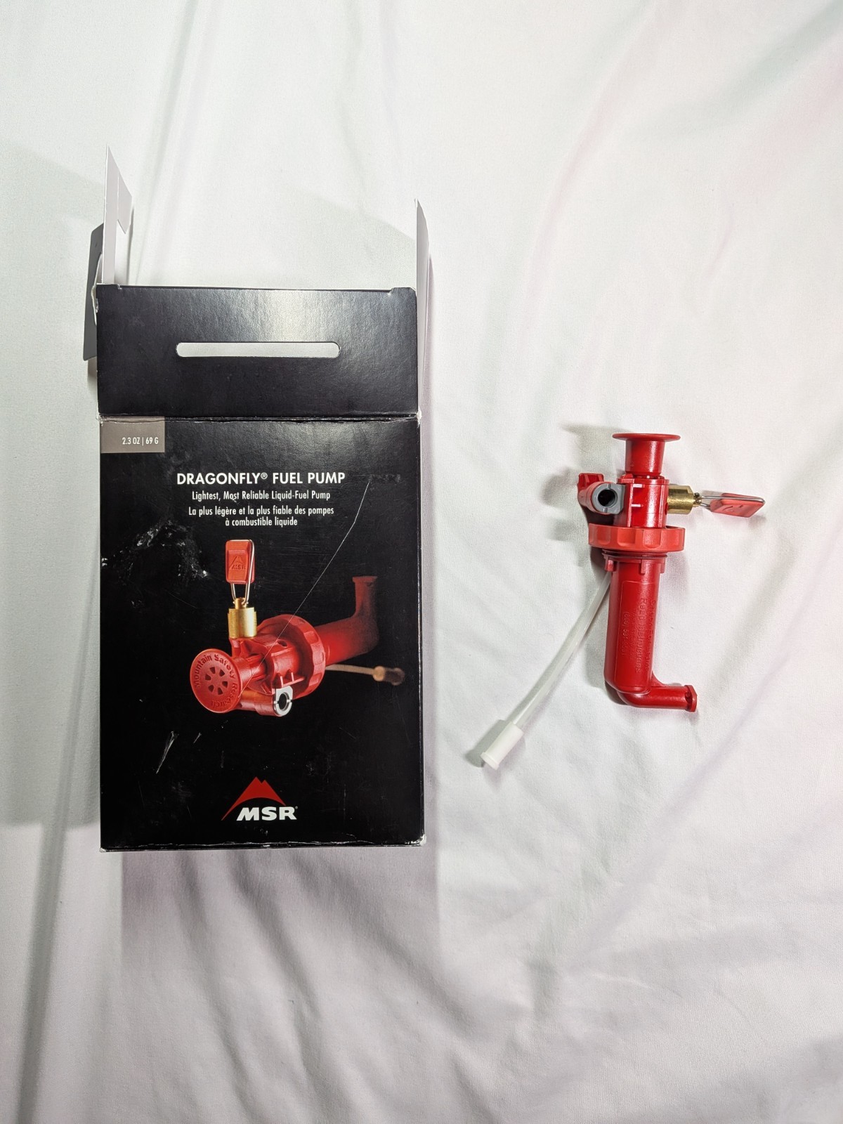 MSR Stove Accessory Fuel Pump (Dragon Fly Fuel Pump) – Entire Box + Contents