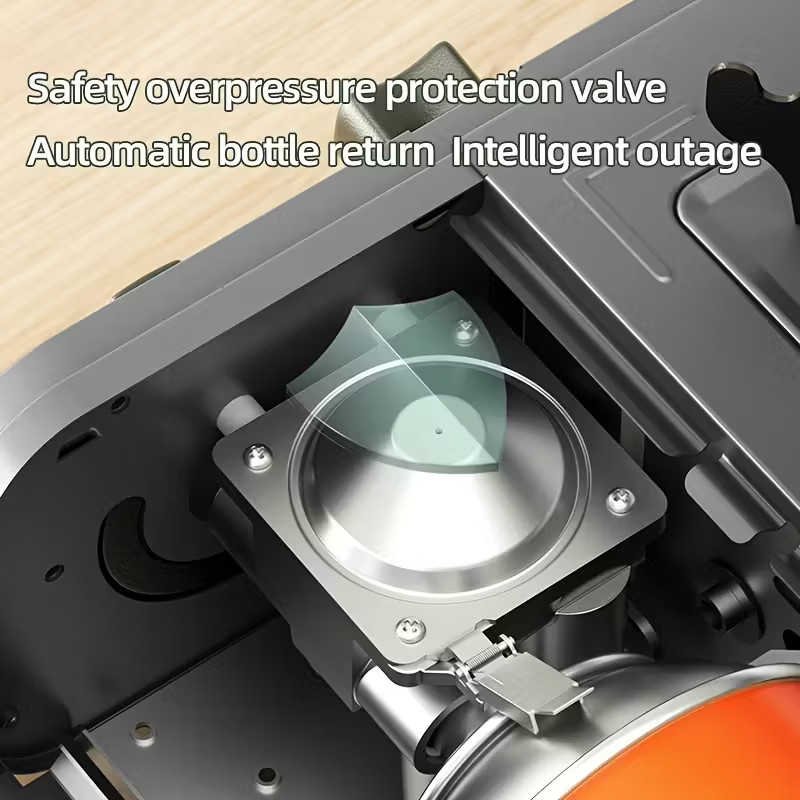AORAN Outdoor/Indoor Camp Stove High Pressure Butane Portable Gas Cooker w/Pan