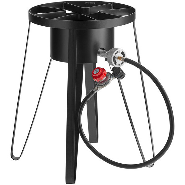 21″ Tall Outdoor Cooking Burner Liquid Propane Gas Range Patio Stove, 55,000 BTU